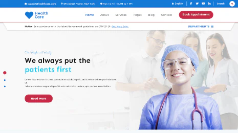 Clinic WordPress Theme