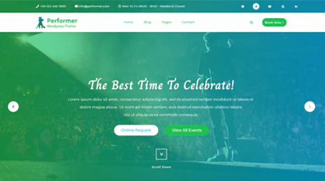 Performer WordPress Theme